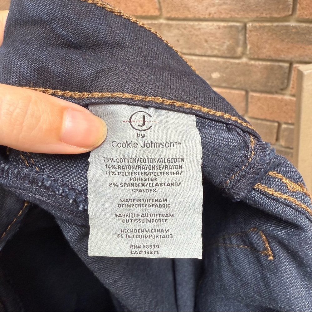 Cj By Cookie Johnson Classic Dark Wash Blue Skinny Jeans for Women Multi sizes - Picture 6 of 7